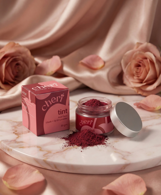 Cheri Tint — Aker Fassi Powder Tint (with Clay Pot)